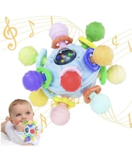 Baby Sensory Teething Toys - Baby Teethers Montessori Toys - Gifts for Infant 