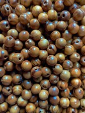 500 BURLY WOOD ROUND 10MM BEADS SPACERS