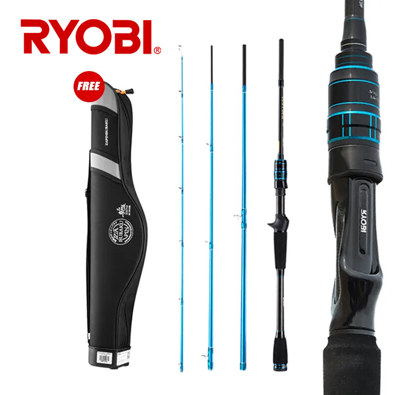 RYOBI NUM ONE NV NB Fishing Rod Portable 4-Section Travel Ro