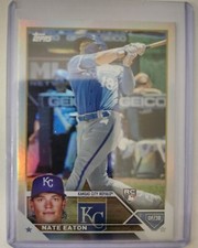 Nate Eaton RC 2023 Topps Series 2 Rainbow Foil Parallel Kansas City Royals #557