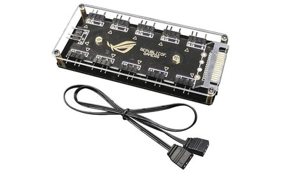 ARGB Cable Splitter Hub 3 Pin 5V ARGB Fan Hub Adapter Computer Extension Cable
