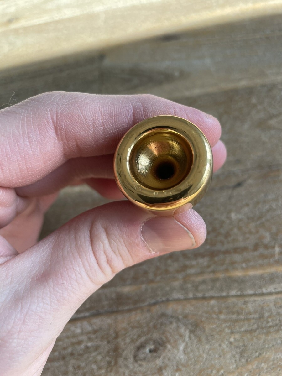 Rare Monette BP6 Mouthpiece For Piccolo Trumpet Small Shank Gold
