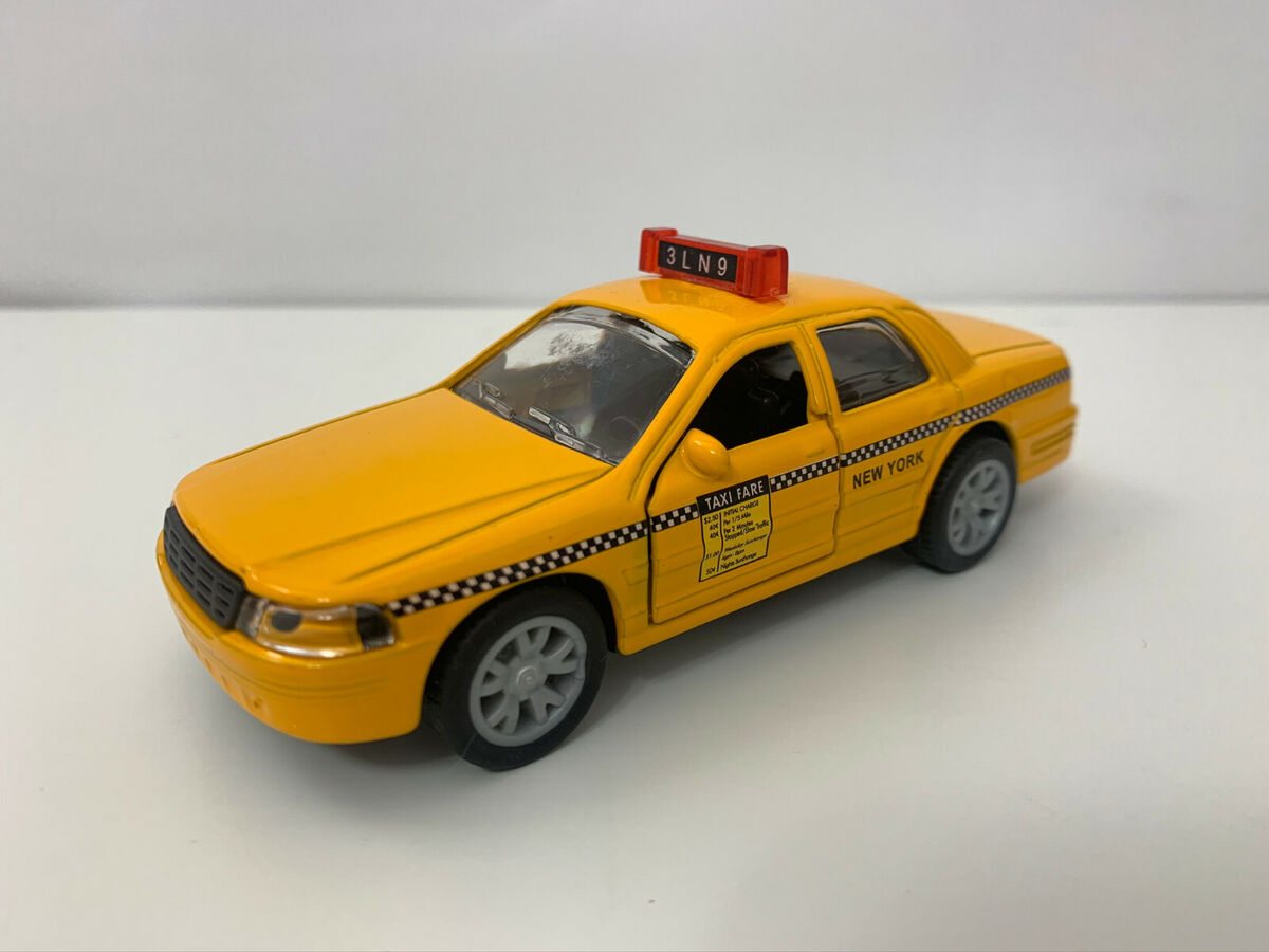 New York Taxi, Yellow Cab, City Taxi, NY, Diecast Model Toy Car, 5 New York Taxi, Yellow Cab, City Taxi, NY, Diecast Model Toy Car, 5