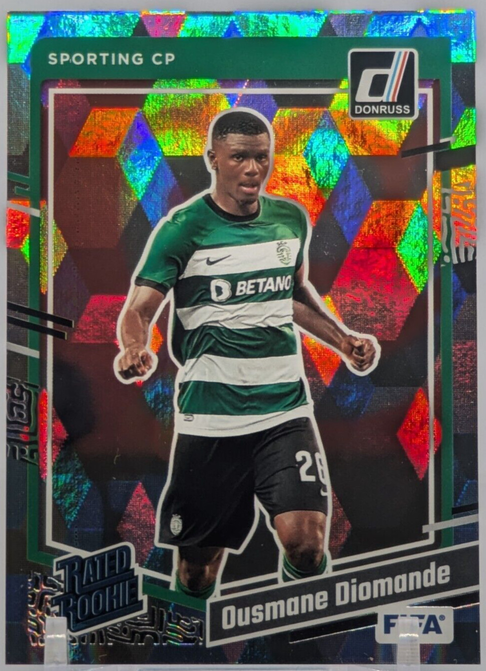💥2023-24 Panini Donruss - Rated Rookie Ousmane Diomande Cubic #190 (RC) ⚽