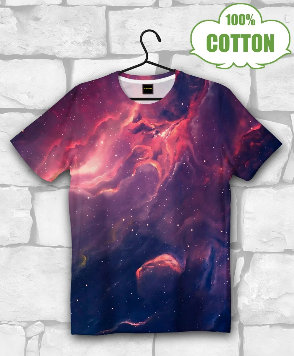 Cosmic nebula t-shirt Astronomy deep space print cosmos universe | eBay