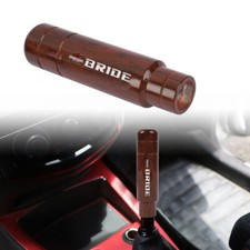 Universal Bride Aluminum Wood Manual Gear Stick Shift Knob Lever Shifter 13cm
