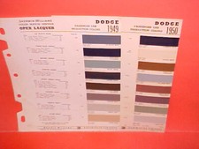 1949 1950 DODGE WAYFARER MEADOWBROOK CORONET CONVERTIBLE COUPE PAINT CHIPS SW