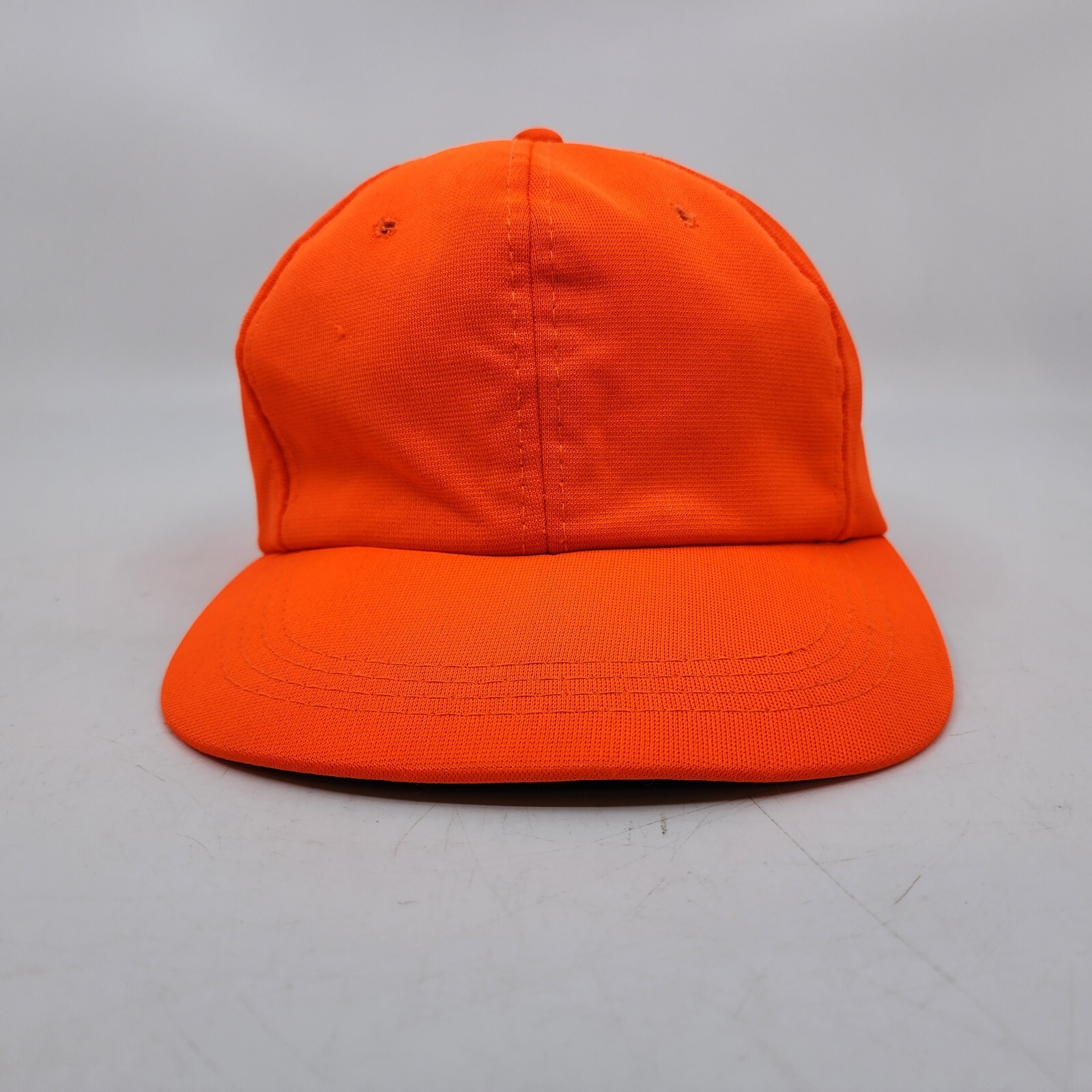 Solid Orange Snapback Trucker Hat Cap Adjustable … - image 1