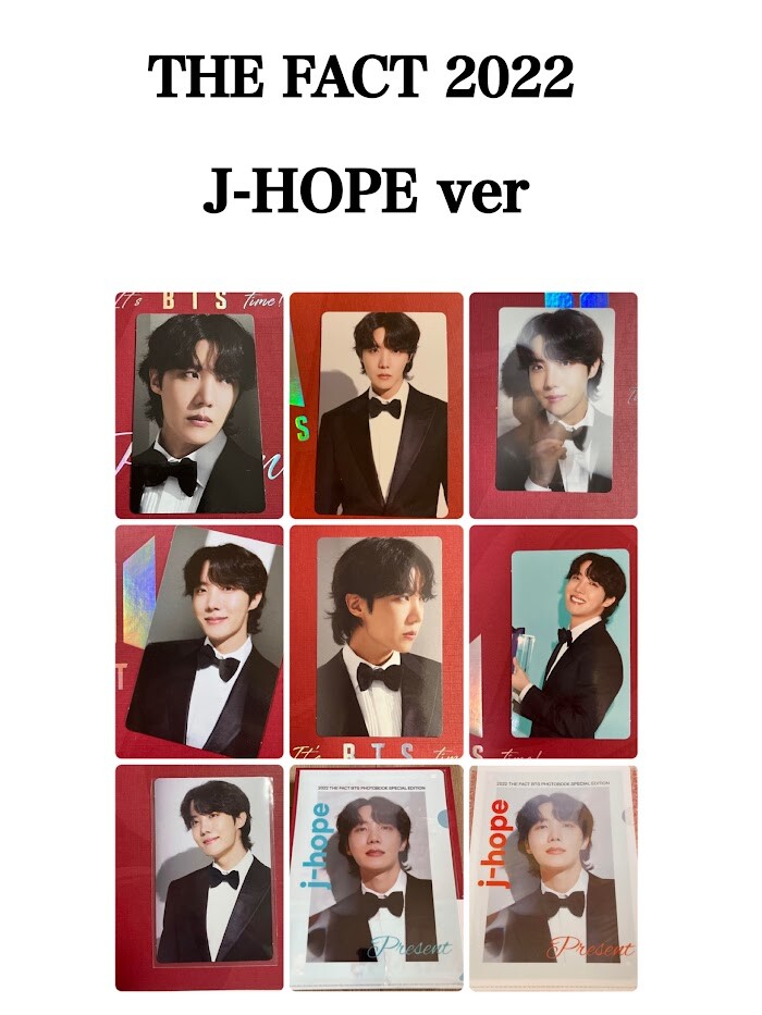 新品未使用BTS 2022 THE FACT PHOTOBOOK 5冊セット 2022 THE FACT BTS PHOTOBOOK SPECIAL EDITION + Japan BONUS
