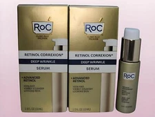 ROC RETINOL CORREXION DEEP WRINKLE SERUM 1 OZ BOXED LOT OF 2