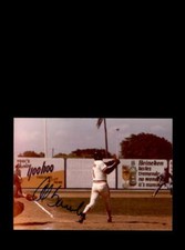 Al Bumbry Signed Original 1980 4x6 Snaphot Photo Spring Training