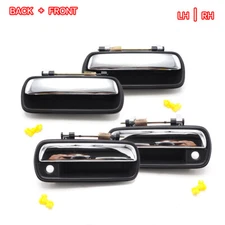 Set 4Dr Outside Outer Door Handle For Toyota Corona Carina AT ST171 1988 - 1993