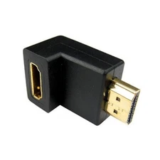 4K HDMI Type A Male to Female Right Angled Adapter Connector Extender Up-Type 
