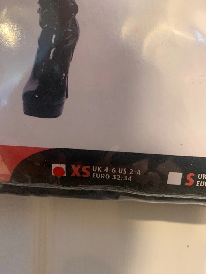 Fantasia sexy de princesa vampira gótica tamanho adulto XS 2-4 EUA vestido com colarinho Novo sem etiquetas - Imagem 3 de 4