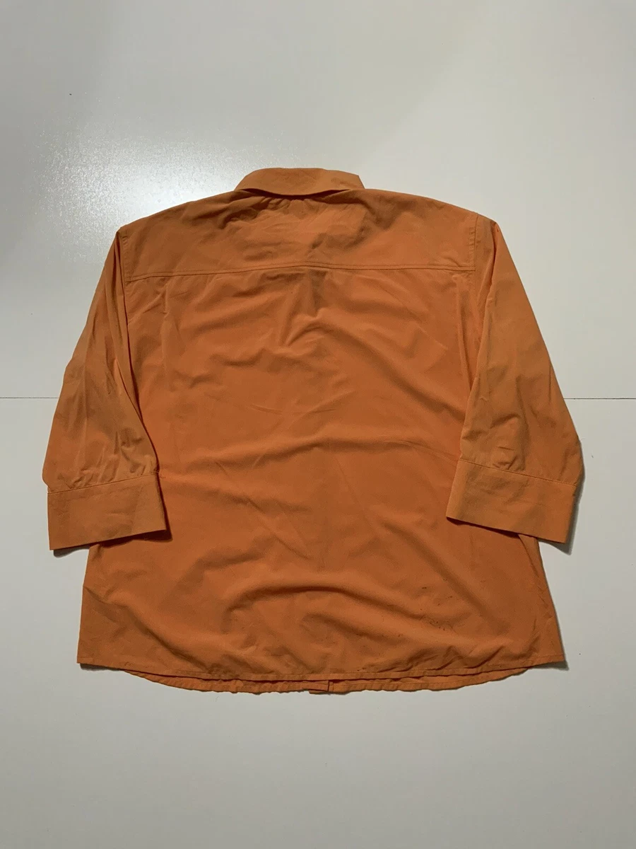 Jil Sander button-up cotton shirt - Orange