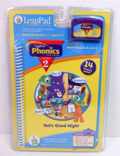 Leap Frog LeapPad Phonics Program Lesson 2 Tad's Good Night - FACTORY SEALED