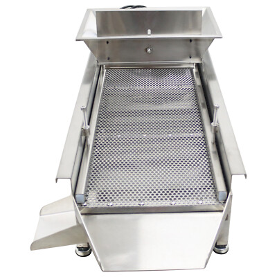 6mm Stainless Steel Linear Vibrating Screen Double Motor Round Hole Screen Mesh
