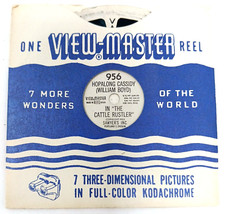 Single View-Master Reel 956 Hopalong Cassidy The Cattle Rustler Sawyer's D4B