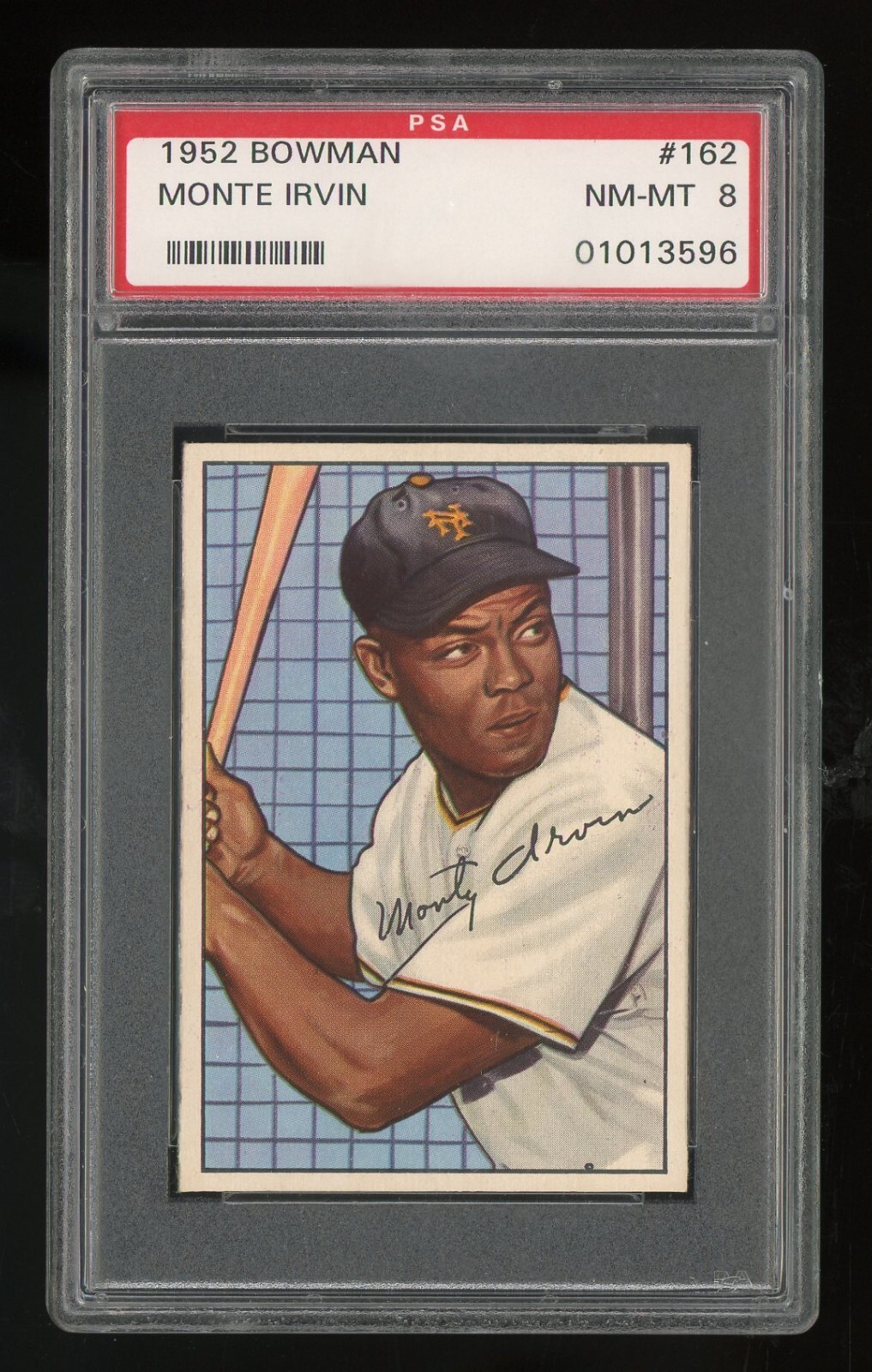 1952 Bowman #162 Monte Irvin PSA 8 NM-MT