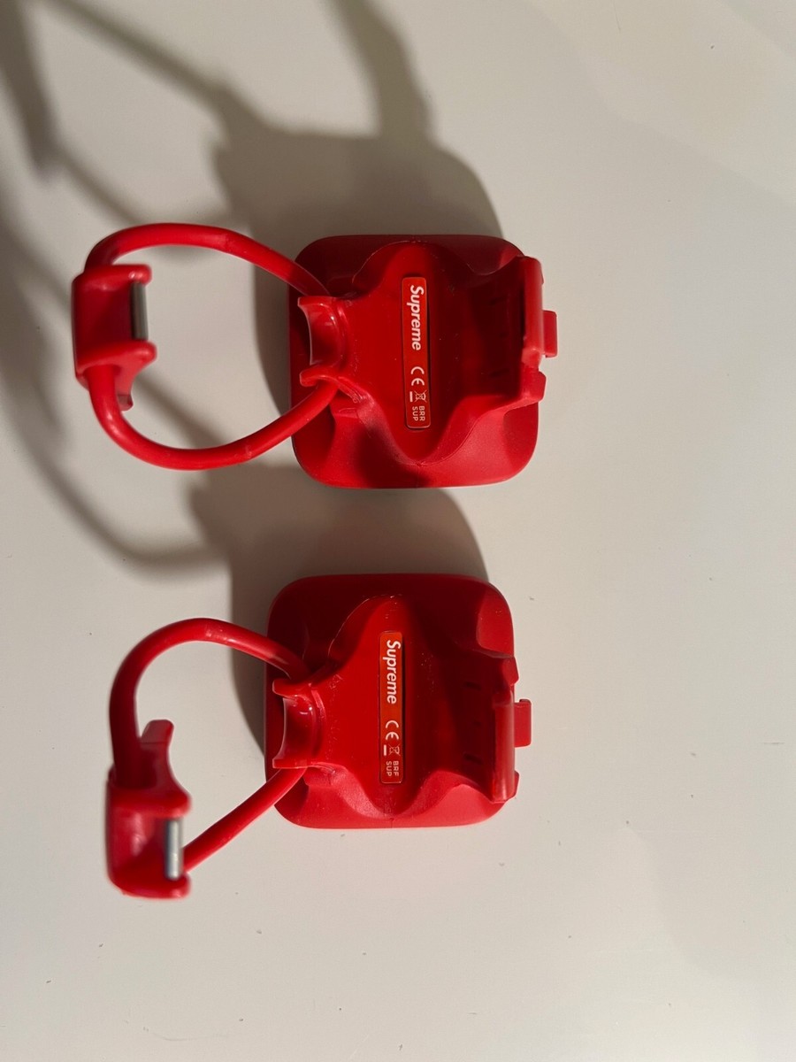 Supreme x Knog Blinder Bike Light, Set of 2, BRAND NEW, RED Supreme x Knog Blinder Bike Light, Set of 2, BRAND NEW, RED