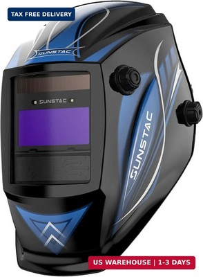 Sunstac 1/1/1/1 Optical Clarity Welding Helmet True Color Auto Darkening Welding