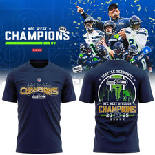 HOT ITEM Seattle Seahawks NFC 2026 West Division Champions Hoodie T-Shirt