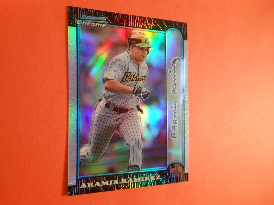 Bowman Chrome #142 Aramis Ramírez 1999 refractores piratas Foto 3 de 4