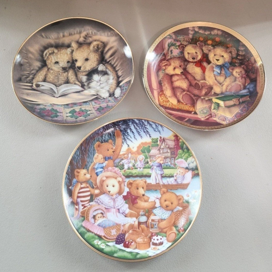 Franklin Mint Teddy Bear Plate for sale | eBay