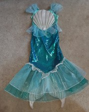 Girls Size Large 6X Gillian's Closet The Little Mermaid Halloween Costume Outfit