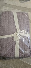 TISECO Home Studio Couvre-lit 250x260 cm 100% coton mauve uni