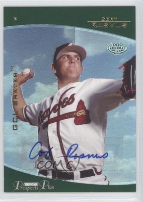 2006 TRISTAR Prospects Plus Gold 13/50 Cory Rasmus #5 Auto 9u7