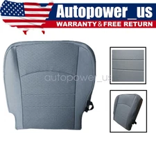 For 2013-2018 Dodge Ram 1500 2500 3500  Driver Bottom Gray Cloth Seat Cover