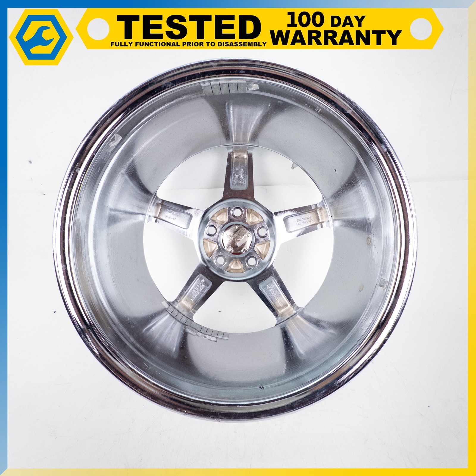 05-13 CHEVROLET CORVETTE C6 19 X 10J REAR WHEEL RIM POLISHED