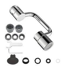 Universal Faucet Aerator Extension 360 Rotatable Stainless Steel Sink Sprayer
