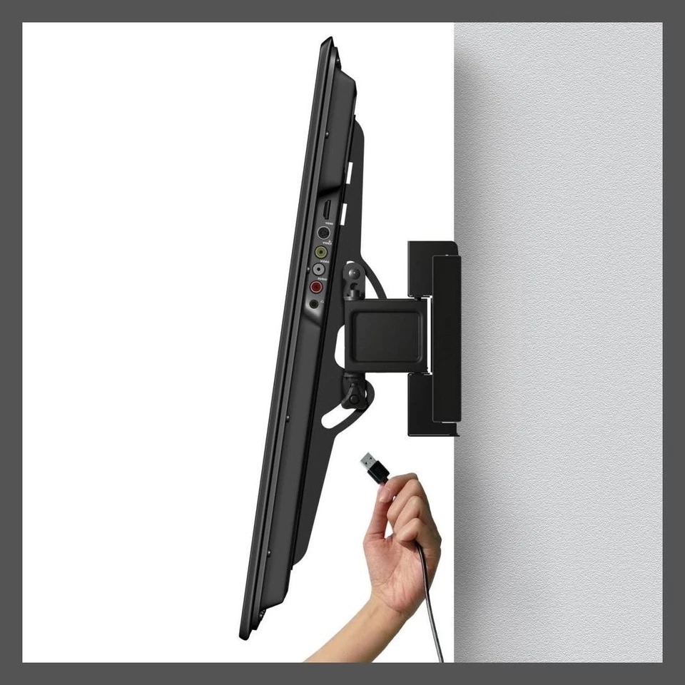 Кронштейн настенный Sanus выдвижной наклонный для телевизоров 32 дюйма 85 дюймов с антибликовым покрытием - Изображение 4 из 4