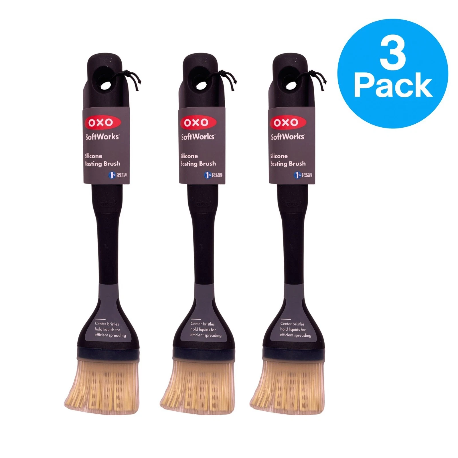OXO SoftWorks Silicone Basting Brush 3 Pack Kitchen Tool New
Opens in a new window or tab
