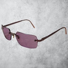 EMPORIO ARMANI 163-S Vintage Rimless Sunglasses - Purple