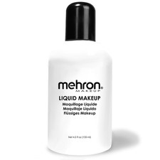 Mehron Makeup Liquid  Face Paint and 4.5 Ounce Pack of 1 , White