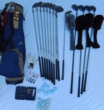 golf set complete with bag and accessories.