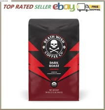 Death Wish Dark Roast Ground Coffee (34 oz.)