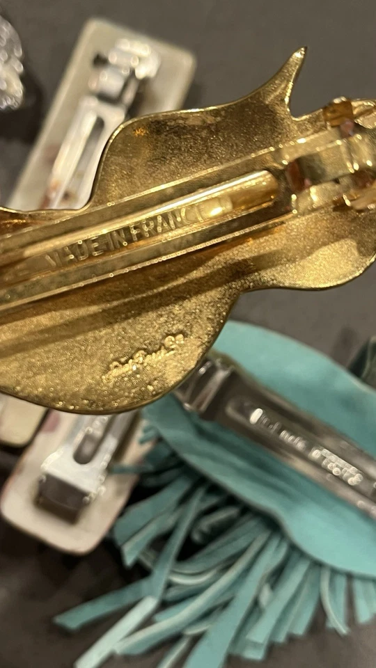 Винтажный лот РЕДКАЯ5 Laurel Burch 80 женщин заколки смесь кожи латуни из нержавеющей стали  - Изображение 3 из 4