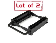 2x StarTech BRACKET225PT Dual 2.5inch SSD/HDD Mounting Bracket for 3.5inch Drive