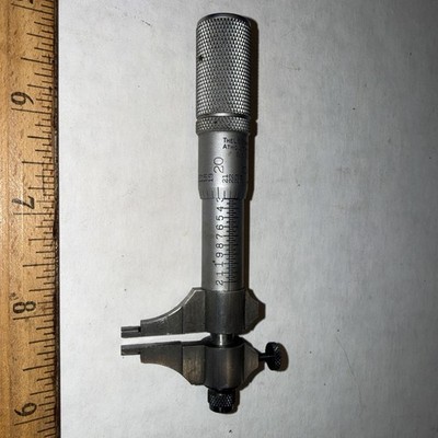 Vintage Starrett No. 700 Inside Micrometer Caliper .200''-1.200'' Range