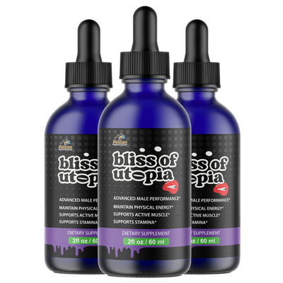 Bliss Of Utopia -Amino Diet Drops-Keto & Weight Support-3 Bottles 180ml (2fl oz)