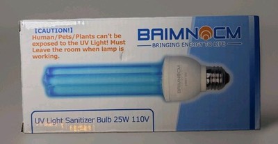 4 Pack Of Baimnocm UV Light Sanitizer Bulbs 25W 110V 