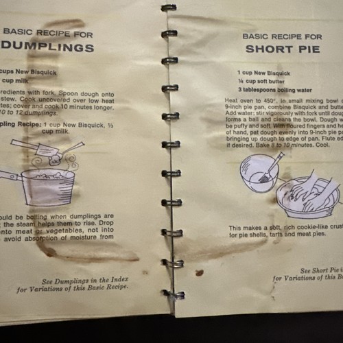 Vintage 1967 So Quick With New Bisquick Betty Crocker Spiral Bound Cookbook - Picture 5 of 13