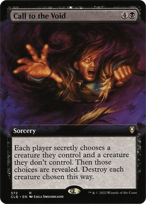 Call to the Void (Extended Art) #572 (NM) Commander Legends: Battle for Baldu...
