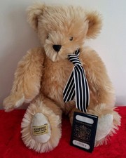 Merrythought YES/NO Bear  Limited Edition 19" Tall Fully Jointed with Passport