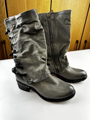  A.s.98 Boots Stiefel Verti Gr. 39 Grau Neu OVP