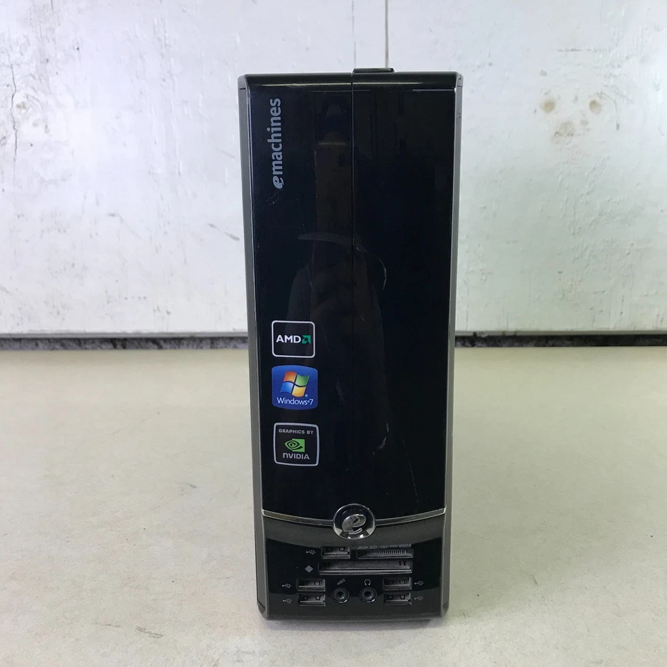 eMachines SFF Desktop PC AMD Sempron 2.80GHz 2GB RAM 500GB HDD (Windows 7 Pro) - Image 2 of 4